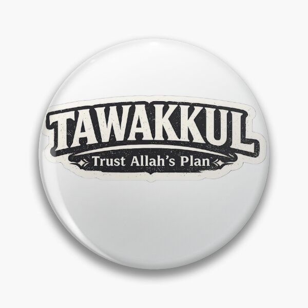 Item preview, Tawakkul Trust Allah Islamic Sticker | Muslim Faith Quote Vintage Typography designed and sold by Bysma.