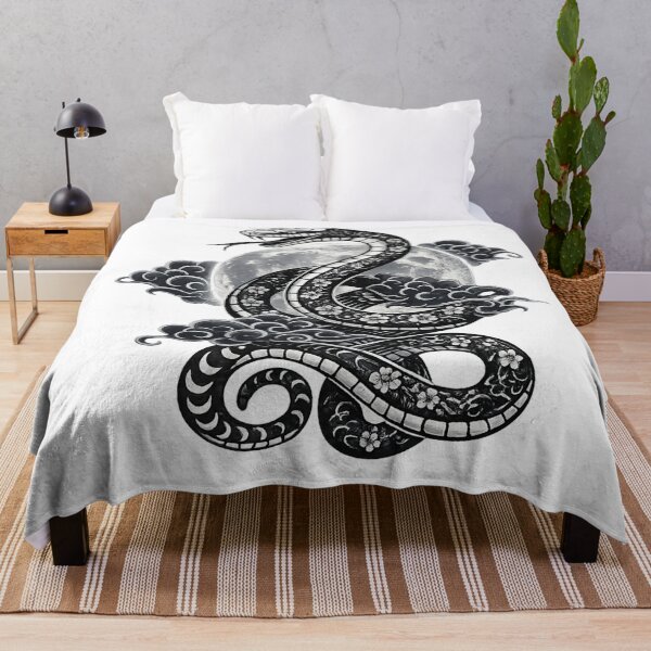 Item preview, Japanese Moon Snake Design designed and sold by MCNovaStudio.