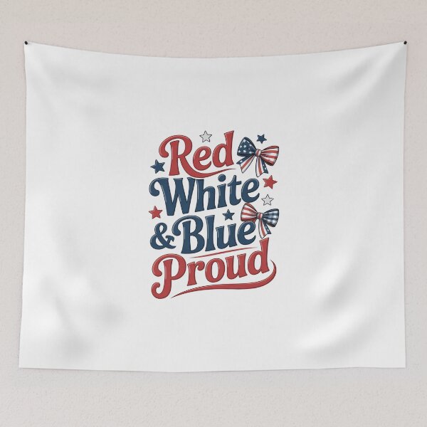 Item preview, red white blue proud designed and sold by jkrphoto.