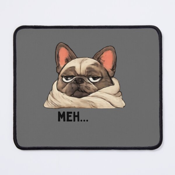 Item preview, Meh Grumpy French Bulldog Sticker designed and sold by Siti Hoiriyah.