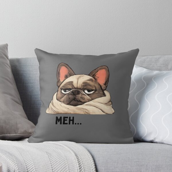 Item preview, Meh Grumpy French Bulldog Sticker designed and sold by Siti Hoiriyah.