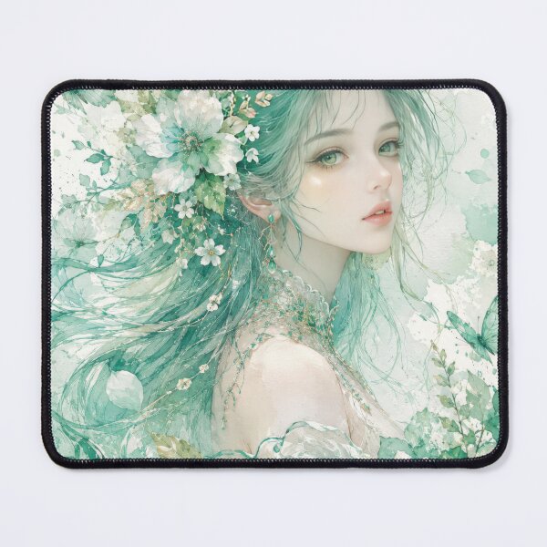 Item preview, Seagreen Watercolor Fantasy Muse designed and sold by konkapo00.
