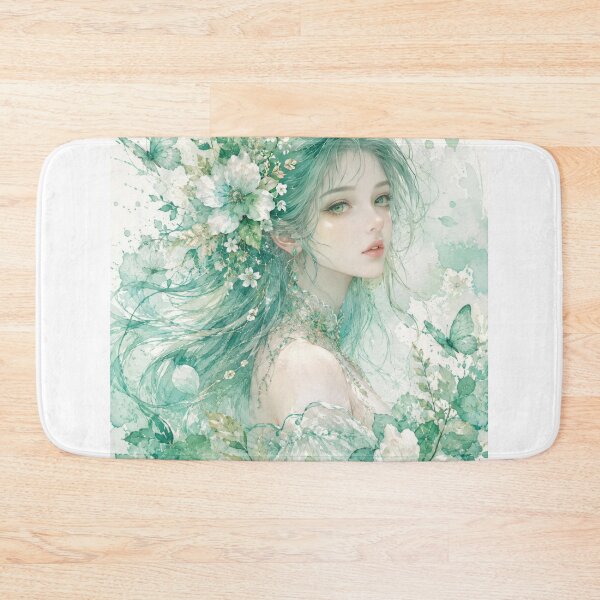 Item preview, Seagreen Watercolor Fantasy Muse designed and sold by konkapo00.