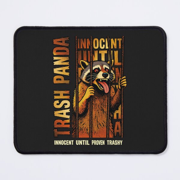 Item preview, Rotten Trash Panda No.5: Innocent Until Proven Trashy Raccoon Trash Panda Graphic designed and sold by NO BEAVER NO PUNK.