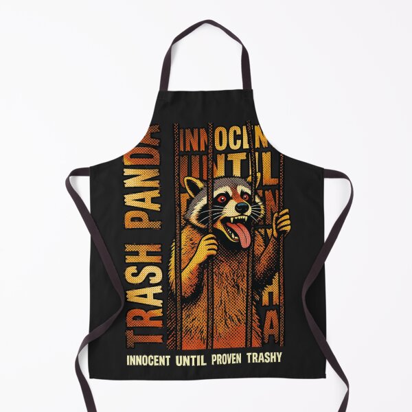 Item preview, Rotten Trash Panda No.5: Innocent Until Proven Trashy Raccoon Trash Panda Graphic designed and sold by NO BEAVER NO PUNK.