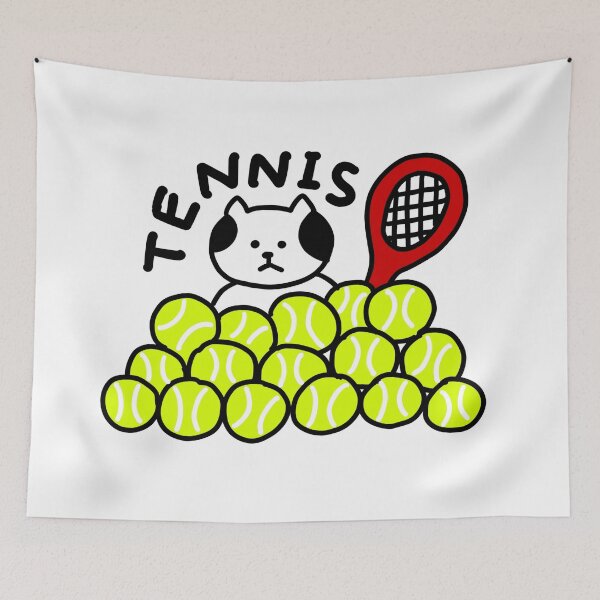 Item preview, a Cat in tennis balls designed and sold by superbaechoo.