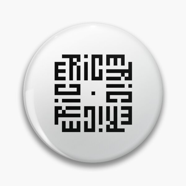 Item preview, ERIC | Black  | Modern Geometric Kufi Calligraphy | From Name to Art   designed and sold by FOR YOUR NAME.
