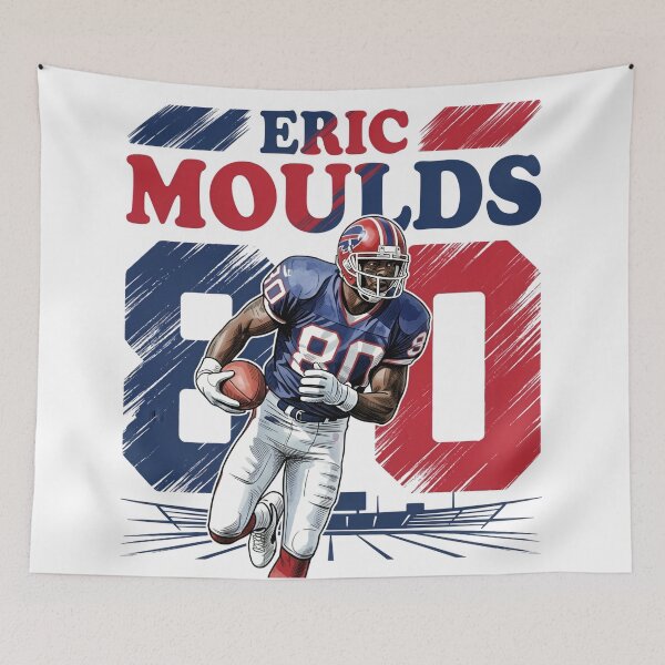 Item preview, Retro Eric Moulds 80 - Buffalo Football Legend designed and sold by Thogan0416.