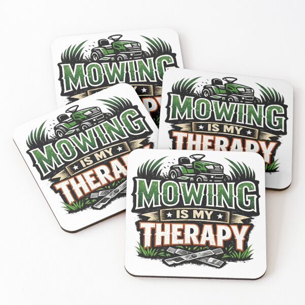 Item preview, Mowing is my Therapy  designed and sold by ttuniques.