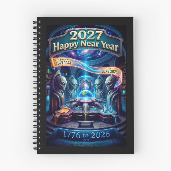 Item preview, 2027 Happy New Year - Disclosure You Are Not Alone designed and sold by DBM Photo Art 1.
