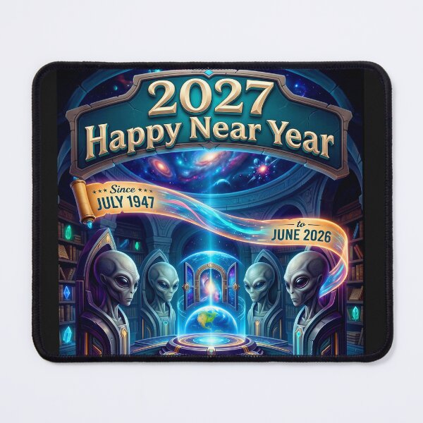 Item preview, 2027 Happy New Year - Disclosure You Are Not Alone designed and sold by DBM Photo Art 1.