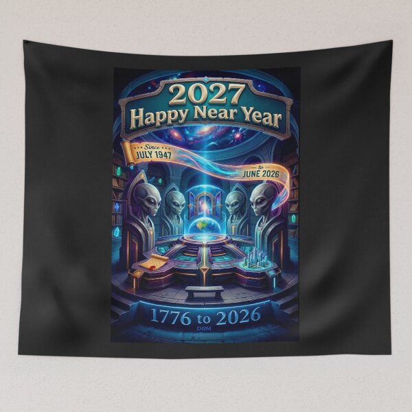 Item preview, 2027 Happy New Year - Disclosure You Are Not Alone designed and sold by DBM Photo Art 1.