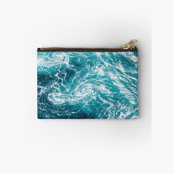 Item preview, Turquoise Ocean Waves Texture | Abstract Sea Foam Water Pattern |  Blue Tropical Sea Waves designed and sold by SOUFIANE1991.