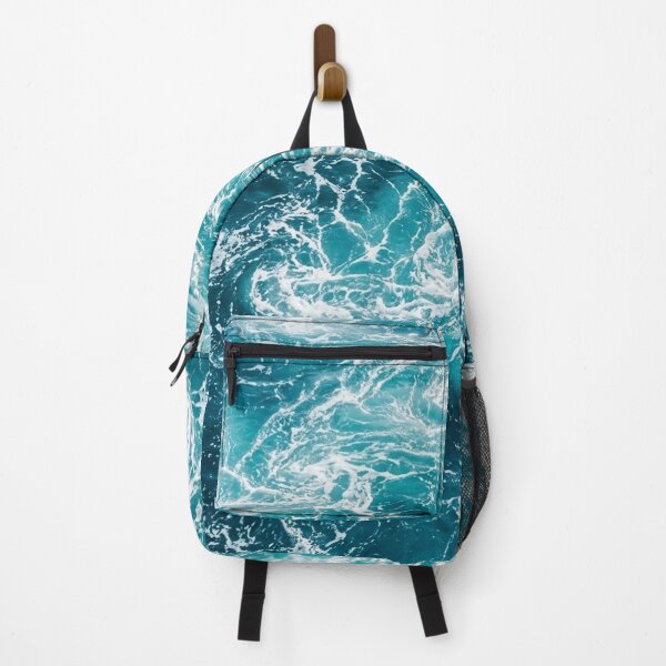 Item preview, Turquoise Ocean Waves Texture | Abstract Sea Foam Water Pattern |  Blue Tropical Sea Waves designed and sold by SOUFIANE1991.