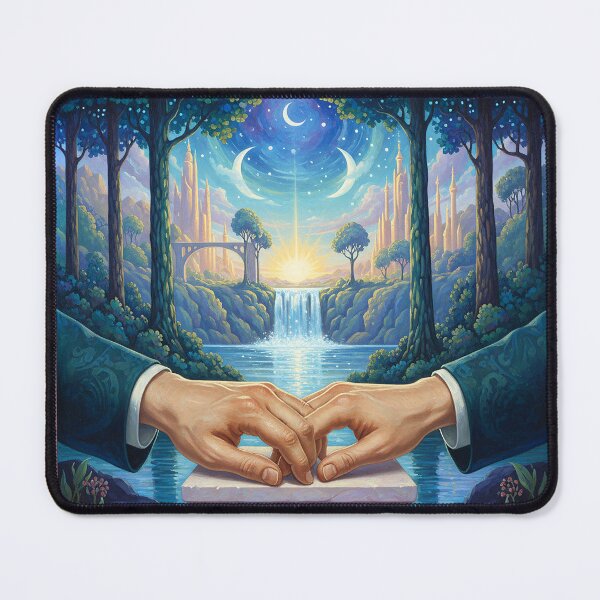 Item preview, Love. Painted in the style of Maxfield Parrish designed and sold by ImageMagic2024.