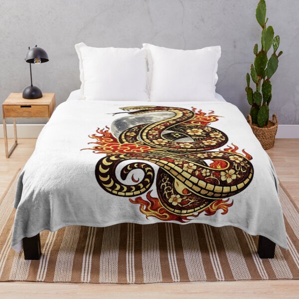 Item preview, Japanese Fire Snake Design designed and sold by MCNovaStudio.