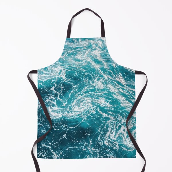 Item preview,  Turquoise Ocean Waves Texture | Abstract Sea Foam Water Pattern |  Blue Tropical Sea Waves designed and sold by SOUFIANE1991.