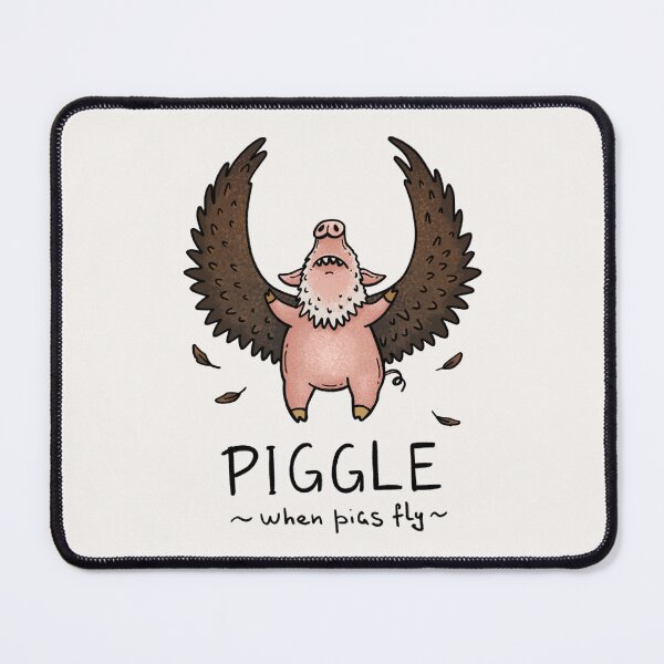 Item preview, Piggle | Funny Flying Pig Eagle Mashup T-Shirt | When Pigs Fly Cartoon Animal Art designed and sold by Aida Drogan.
