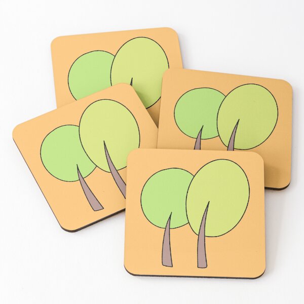 Item preview, Simple Two Trees Hand Drawn Illustration designed and sold by ubborn.