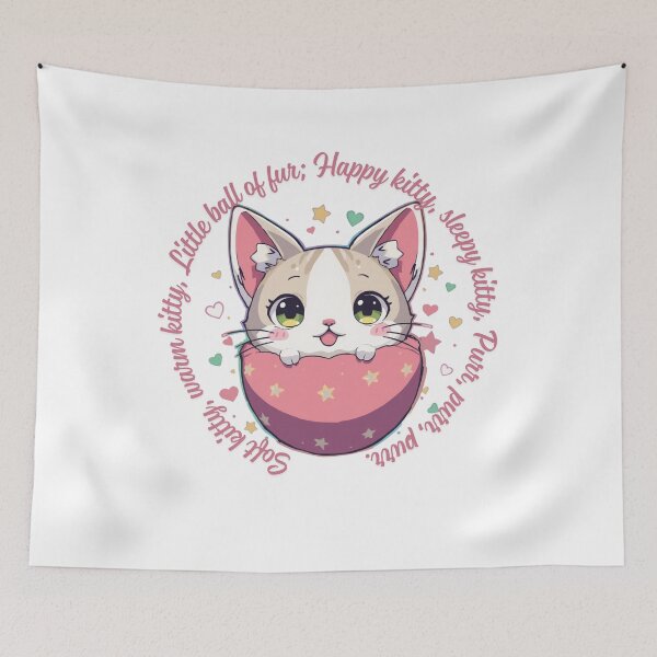 Item preview, Cute kitty, happy kitty, purr purr purr designed and sold by whatthefoxsays.