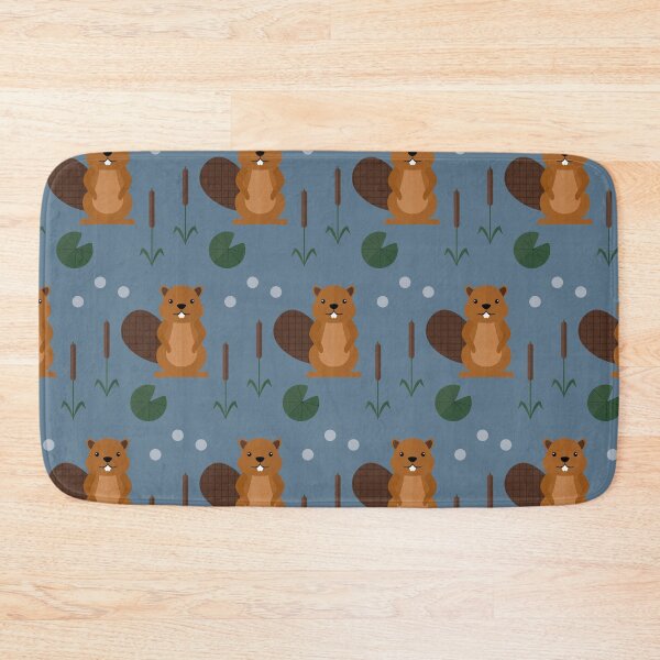 Item preview, Beavers on blue designed and sold by reneesillus.