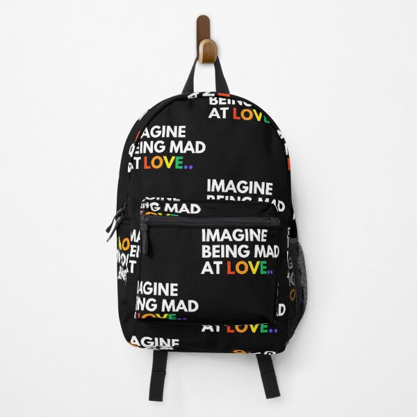 Item preview, Imagine Being Mad At Love Rainbow Pride Equality LGBTQ designed and sold by PixlCrypt.
