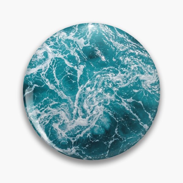 Item preview, Turquoise Ocean Waves Texture | Abstract Sea Foam Water Pattern |  Blue Tropical Sea Waves designed and sold by SOUFIANE1991.