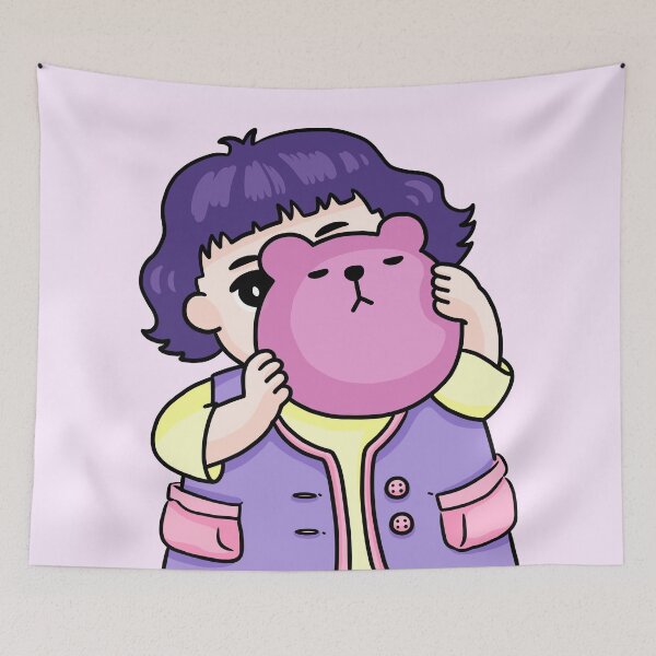 Item preview, Girl with a Bear Mask designed and sold by impui.