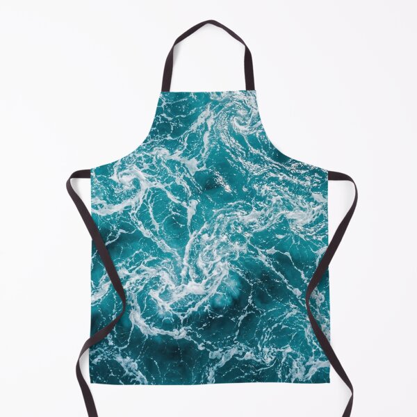 Item preview, Turquoise Ocean Waves Texture | Abstract Sea Foam Water Pattern |  Blue Tropical Sea Waves designed and sold by SOUFIANE1991.
