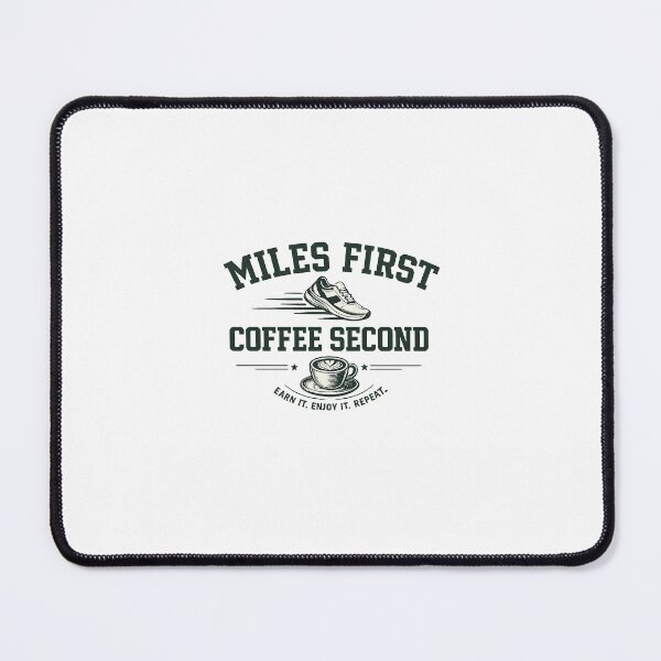 Item preview, Miles First, Coffee Second | Running & Coffee Club Design designed and sold by pnk999.