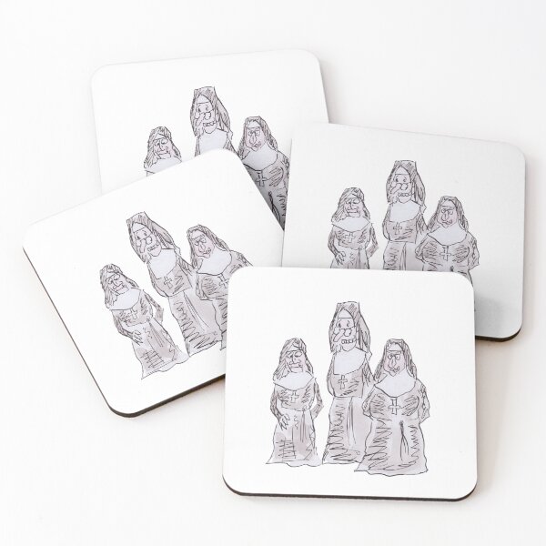 Item preview, The Nuns are coming.... designed and sold by Inky Fingers Illustrations.