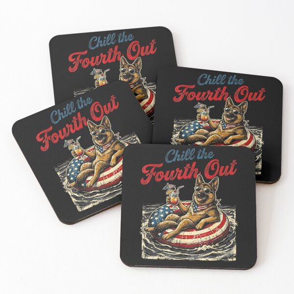 Item preview, Chill The Fourth Out Funny Goldendoodle Dog 4th Of July  designed and sold by Methahshop.