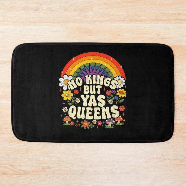 Item preview, No Kings But Yas Queens Rainbow Pride LGBTQ Ally Protest designed and sold by PixlCrypt.