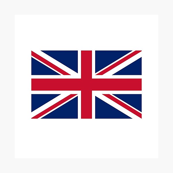 Item preview, UK flag designed and sold by LiteratiOnline.