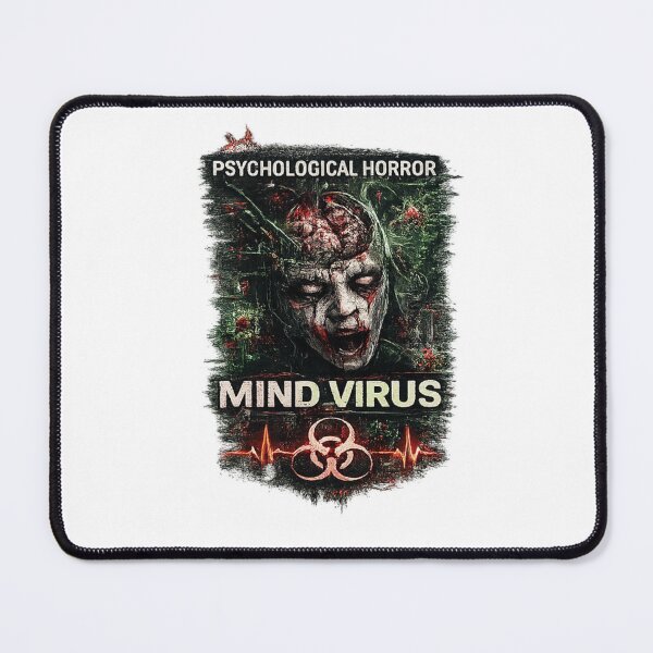 Item preview, Psychological Horror Mind Virus – Dark Glitch Creepy Face Aesthetic Design designed and sold by Artbysarmina.