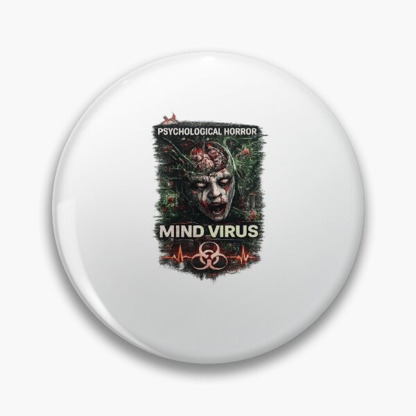 Item preview, Psychological Horror Mind Virus – Dark Glitch Creepy Face Aesthetic Design designed and sold by Artbysarmina.