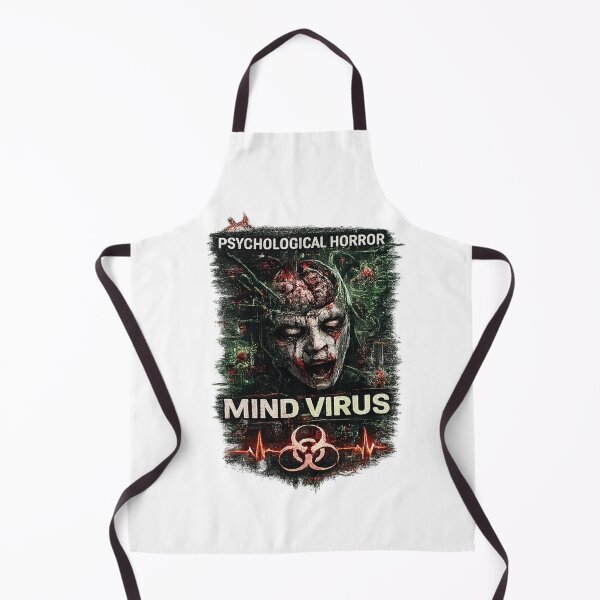 Item preview, Psychological Horror Mind Virus – Dark Glitch Creepy Face Aesthetic Design designed and sold by Artbysarmina.