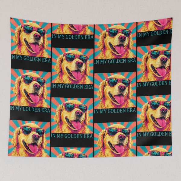 Item preview, In My Golden Era Funny Golden Retriever Retro Sunset Dog Lover designed and sold by PixlCrypt.