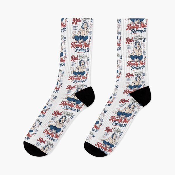 Item preview, Red White And Really Not Feeling It Feminist Equality Protest 4th of July designed and sold by PixlCrypt.