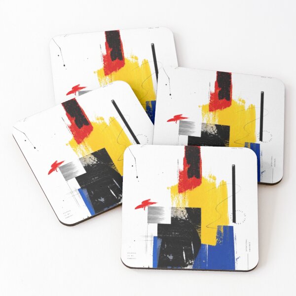 Item preview, Primary Color Abstract Poster designed and sold by tmoca.