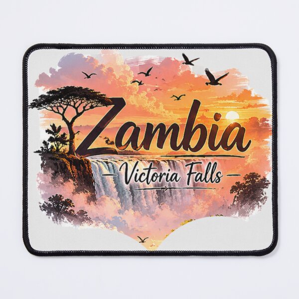 Item preview, Victoria falls and Zambezi river Zambia designed and sold by DamioPolArt.