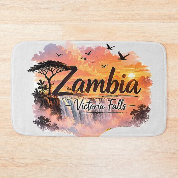Item preview, Victoria falls and Zambezi river Zambia designed and sold by DamioPolArt.