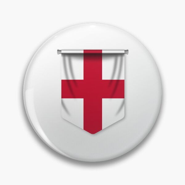 Item preview, england flag shield designed and sold by LiteratiOnline.