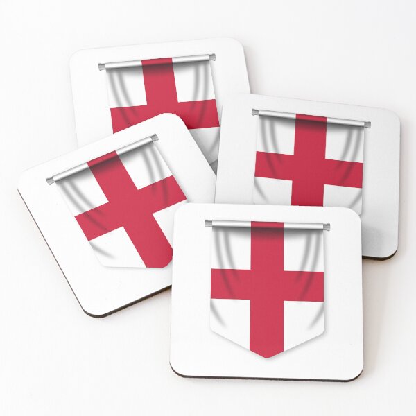 Item preview, england flag shield designed and sold by LiteratiOnline.