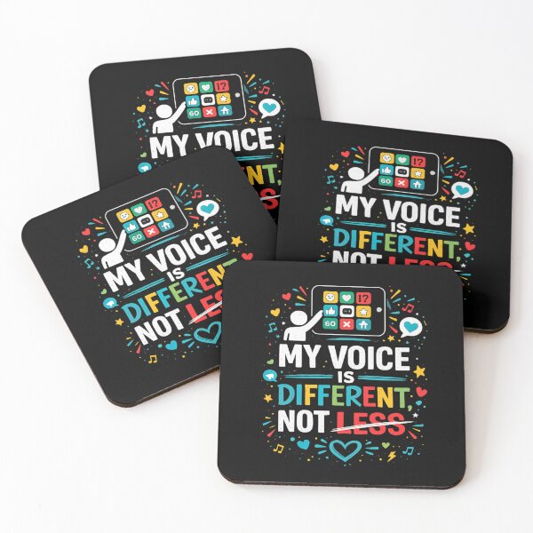 Item preview, My Voice Is Different, Not Less | AAC Awareness designed and sold by Life Is U ⭐⭐⭐⭐⭐.