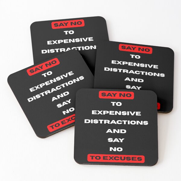 Item preview, No to excuses designed and sold by PasiVisuals.
