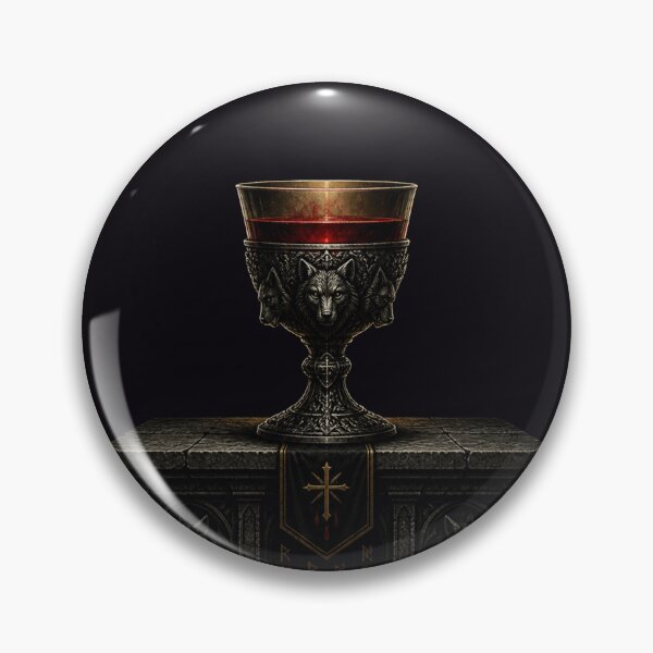 Item preview, Gothic Blood Chalice on Midnight Altar designed and sold by GeoWhimsy Studio.