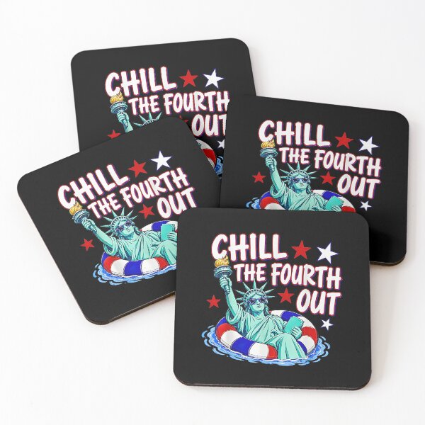 Item preview, Chill The Fourth Out Patriotic Statue  4th of July  designed and sold by Methahshop.