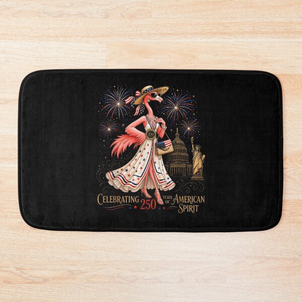 Item preview, Patriotic Flamingo Celebrating 250 Years Of American Spirit 4th Of July designed and sold by PixlCrypt.