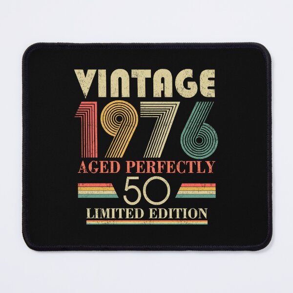 Item preview, Vintage 1976, 50th Birthday Aged Perfectly Retro Birthday Gift designed and sold by FernaRoje.
